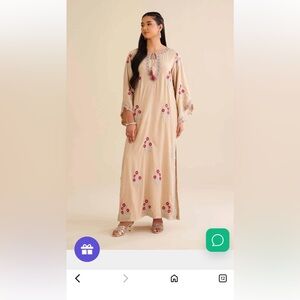 Embroidered Long Sleeve Pakistani dress by Nishat